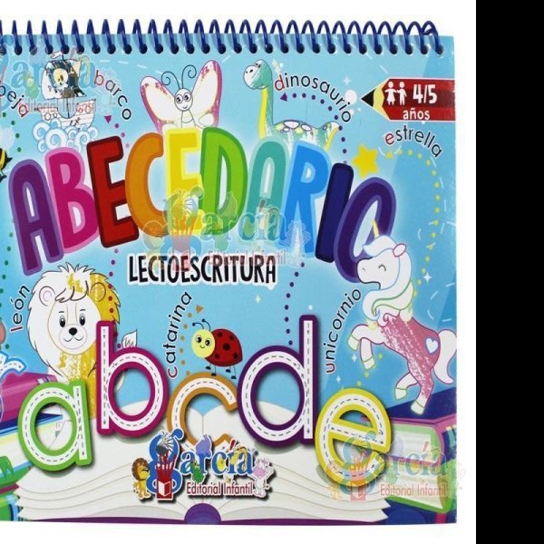 LIBRO ABECEDARIO LECTOESCRITURA 1501 GARCIA PZA